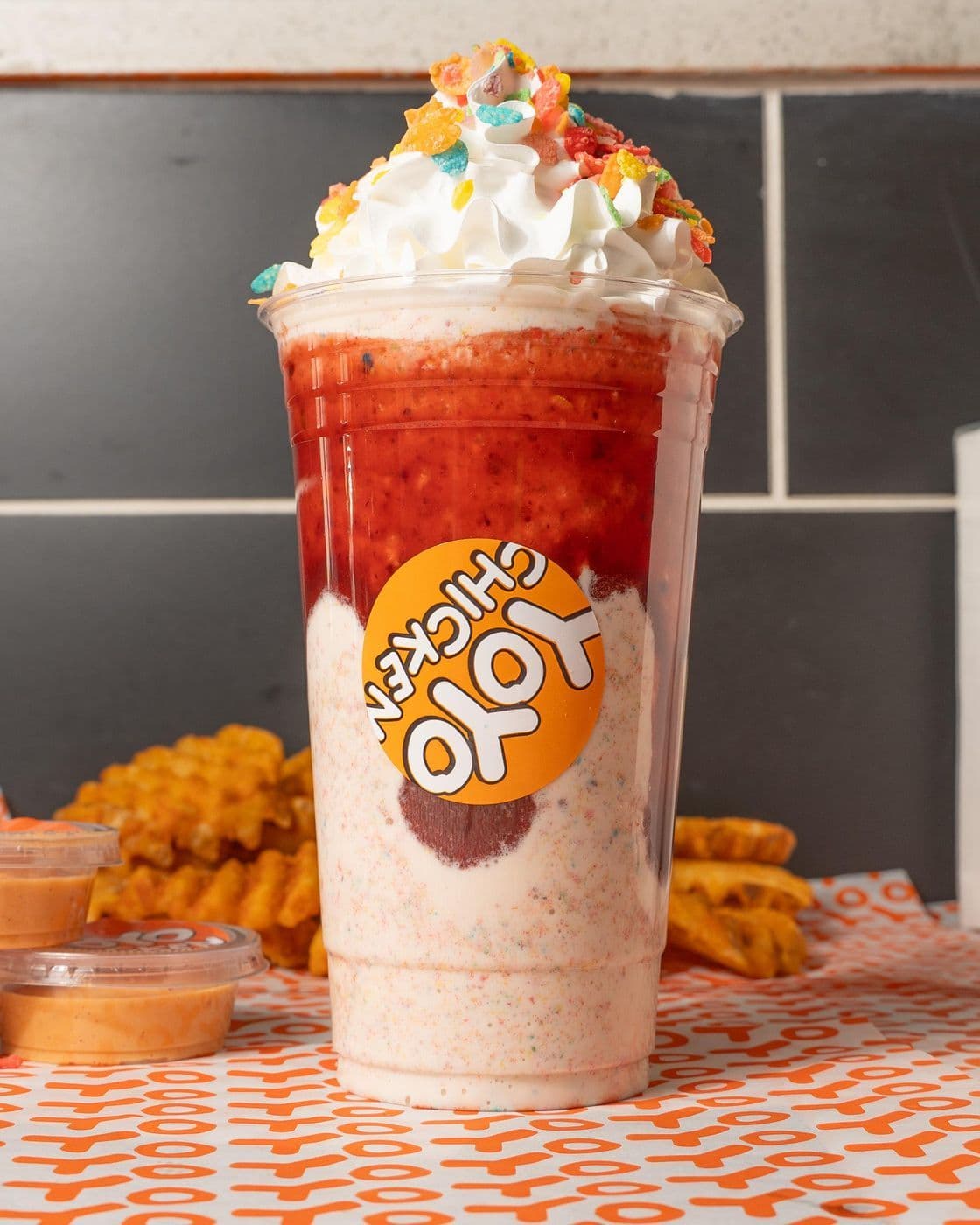 Fruity Bubble Milkshake (Large)