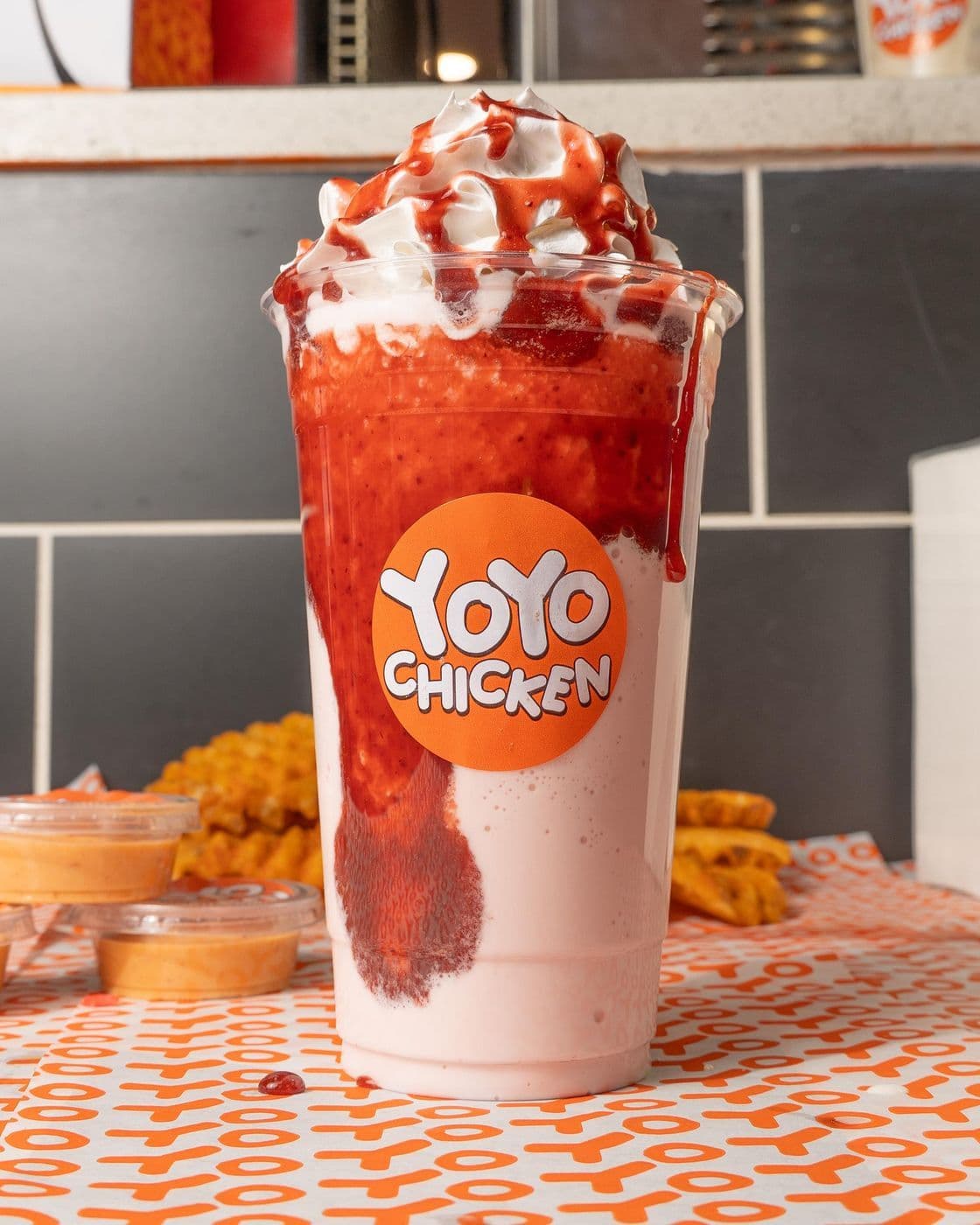 Strawberry Milkshake Large — Milkshakes